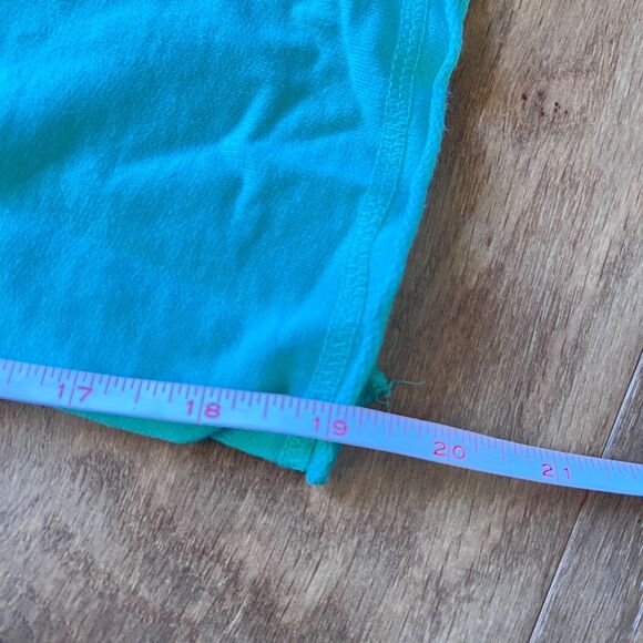 PINK Victoria's Secret Y2K Pink Royalty Sweatpants Capris Size M Mint Green - Picture 8 of 12